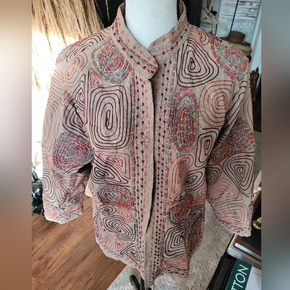 Lifestyle Geometric Patterned Women's Jacket